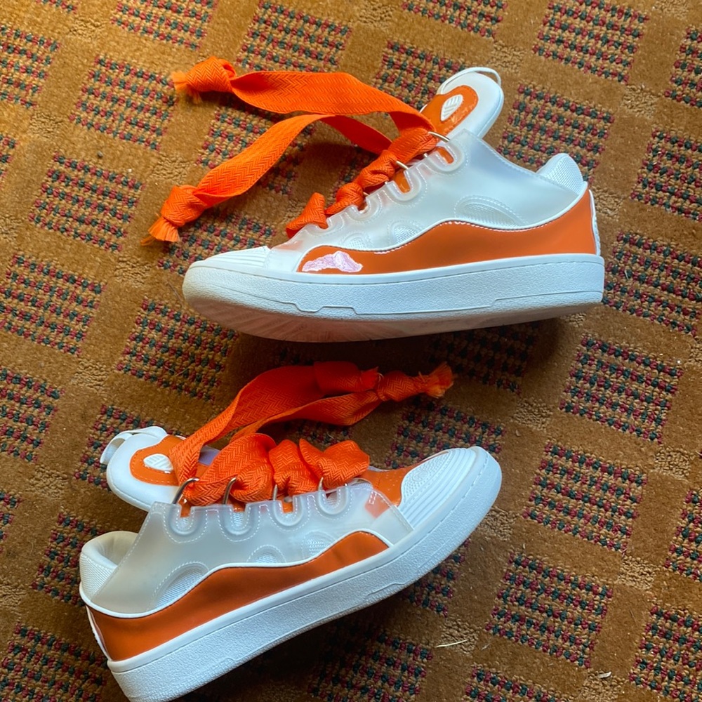 Curb multi-panel sneakers